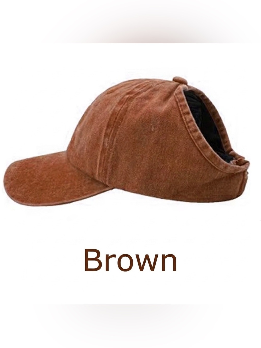 ❤️Buy Now Price❤️ Ponytail Baseball Cap, Backless Messy Bun Hat - Choose 1 - Picture 9 of 16